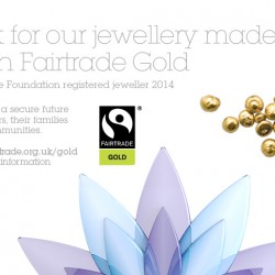 Serendipity diamonds now offers products created using Fairtrade Gold