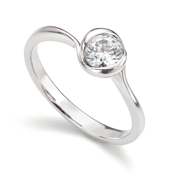 Rosebud engagement ring one of our most popular items of rosebud jewellery