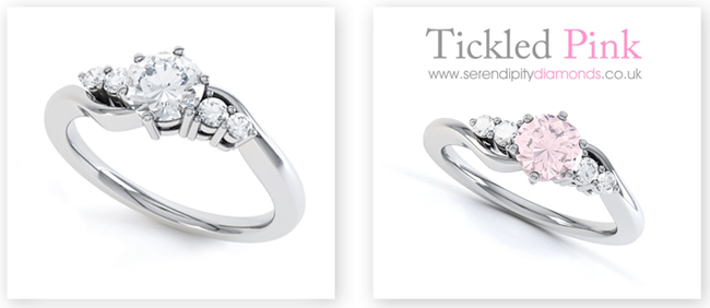 Pink diamond engagement rings cost