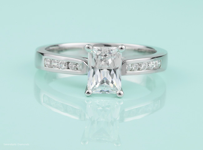 Radiant Cut Diamond Engagement Ring