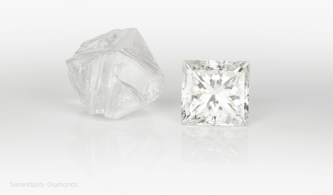Cut and polished diamonds sale