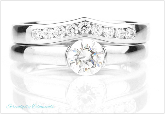 Diamond wedding ring