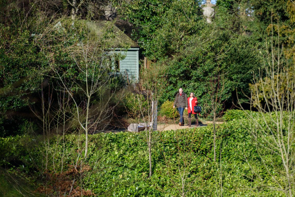 James and Bex begin their walk