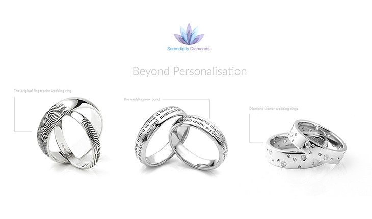 Beyond personalisation for wedding rings