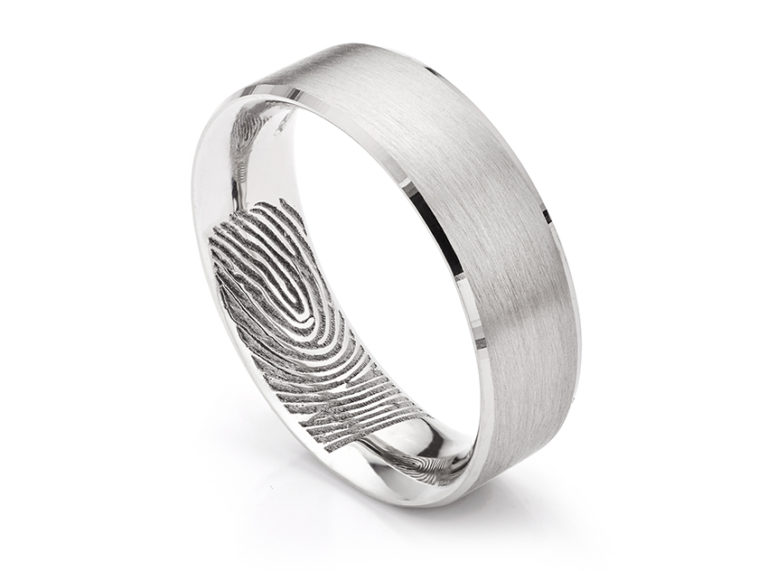 Memorial Fingerprint Rings & Memorial Wedding Rings