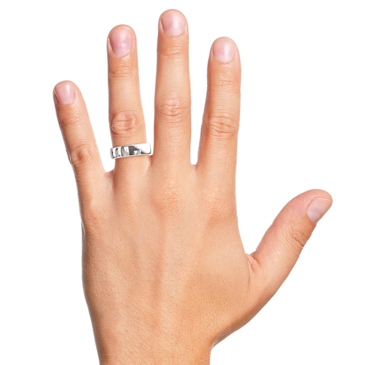Wedding Rings | Popular Wedding Ring Widths Shown on the Finger