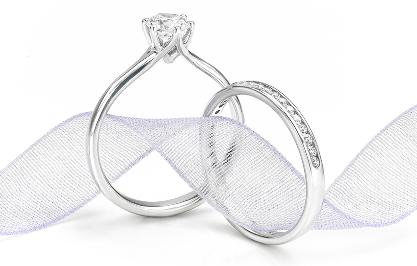 channel-set-diamond-wedding-ring Classic channel set anniversary ring
