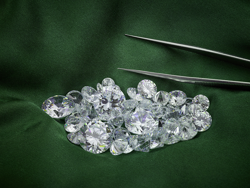 smaller lab grown diamonds for earrings