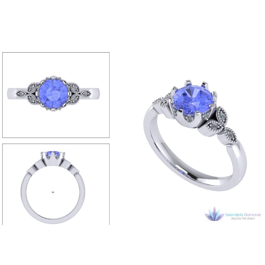 tanzanite bespoke CAD