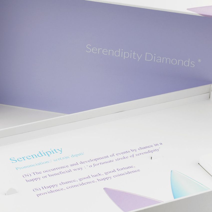 Serendipity diamonds packaging