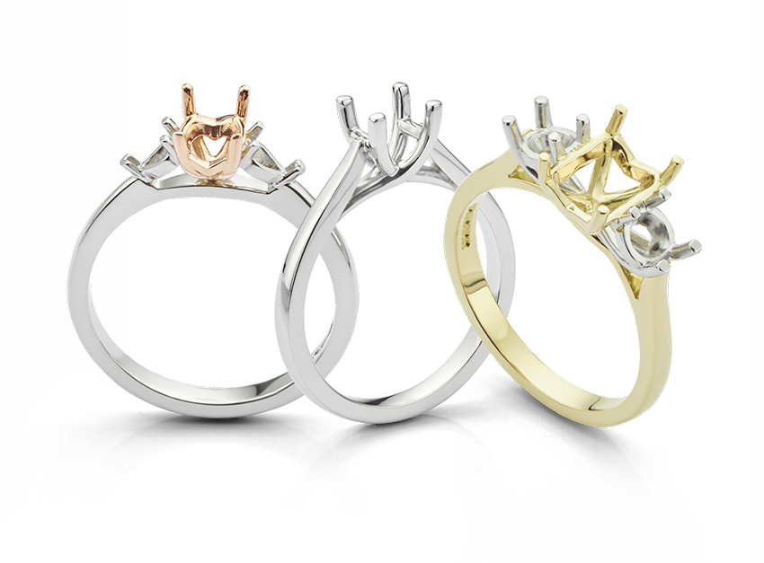 Diamond ring mounts hotsell