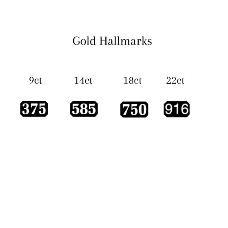 916 Gold What Does the 916 Hallmark Mean on Jewellery?