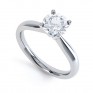 Perfect Four Claw Round Solitaire Engagement Ring Perfect Four Claw Round Solitaire Engagement Ring
