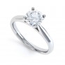 Harmony modern four claw diamond solitaire engagement ring Harmony modern four claw diamond solitaire engagement ring