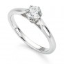 6 Claw Crown Set Round Solitaire Engagement Ring 6 Claw Crown Set Round Solitaire Engagement Ring