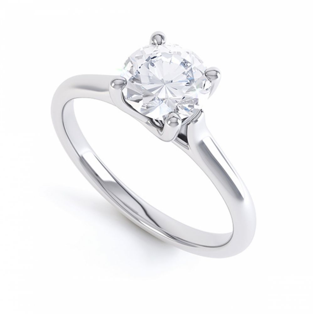 Sirius Round 4 Claw Solitaire Engagement Ring