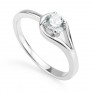 4 Claw Round Solitaire with Loop Design 4 Claw Round Solitaire with Loop Design