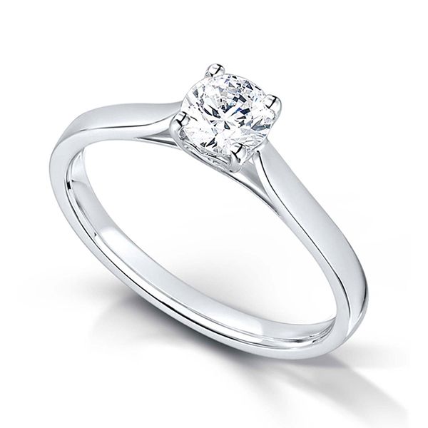 Engagement Ring with Heart Setting Main Image