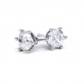 6 Claw Round Brilliant Cut Diamond Stud Earrings 6 Claw Round Brilliant Cut Diamond Stud Earrings