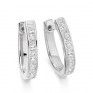 0.75cts Princess and Baguette Diamonds Hoop Earrings 0.75cts Princess and Baguette Diamonds Hoop Earrings