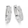 1 Carat Hoop Earrings Princess and Baguette Diamonds 1 Carat Hoop Earrings Princess and Baguette Diamonds