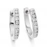 0.33cts Channel Set Round Diamond Hoop Earrings 0.33cts Channel Set Round Diamond Hoop Earrings