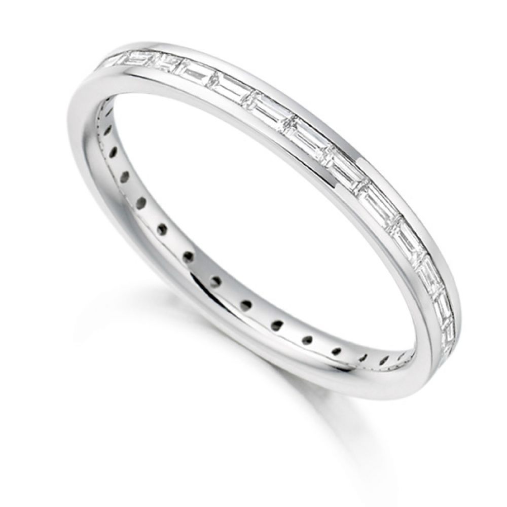 0.60cts Baguette Cut Diamond Full Eternity Ring