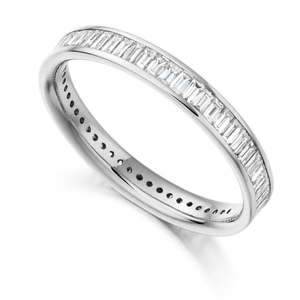 1.05cts Baguette Diamond Full Eternity Ring Main Image