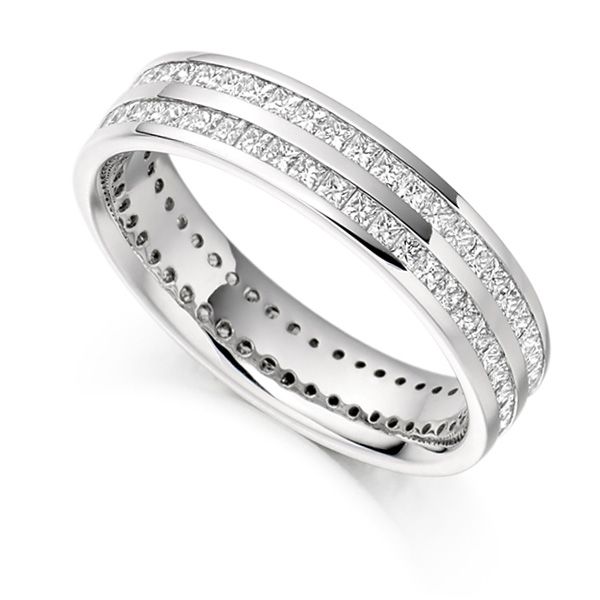 1.50cts Full Diamond Eternity Ring with Double Channel Main Image