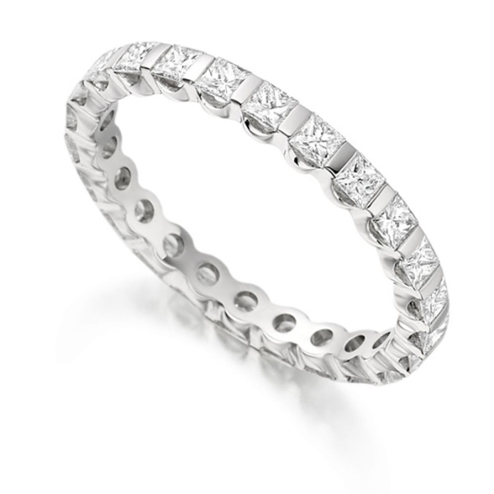 1.05 Carat Bar Set Full Diamond Eternity Ring