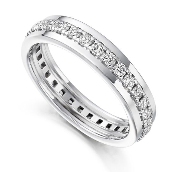 0.80cts Grain Set Full Diamond Eternity Ring  Main Image