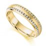0.50ct Double Edged Channel Set Diamond Eternity Ring In Yellow Gold 0.50ct Double Edged Channel Set Diamond Eternity Ring In Yellow Gold