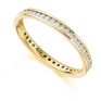 0.41cts Full Diamond Eternity Ring with Channel Setting In Yellow Gold 0.41cts Full Diamond Eternity Ring with Channel Setting In Yellow Gold