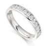 0.76ct Baguette & Round Diamond Half Eternity Ring 0.76ct Baguette & Round Diamond Half Eternity Ring