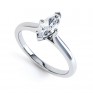0.20cts Palladium Marquise Diamond Solitaire Ring 0.20cts Palladium Marquise Diamond Solitaire Ring