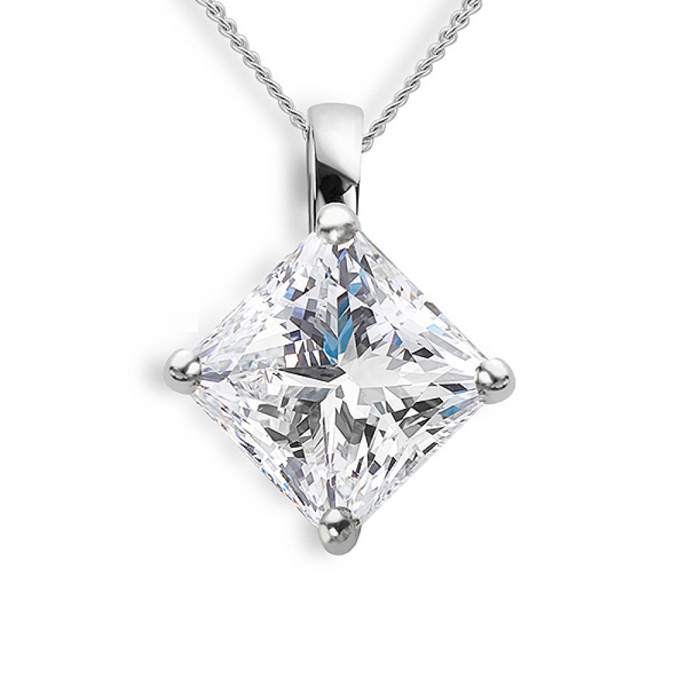 4 Claw Princess Diamond Pendant Compass Set 4 Claw Princess Diamond Pendant Compass Set