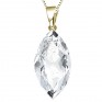 2 Claw Marquise Diamond Solitaire Pendant In Yellow Gold 2 Claw Marquise Diamond Solitaire Pendant In Yellow Gold