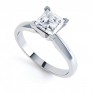 Aurora Princess Cut Solitaire Engagement Ring Perpective White Gold Aurora Princess Cut Solitaire Engagement Ring Perpective White Gold