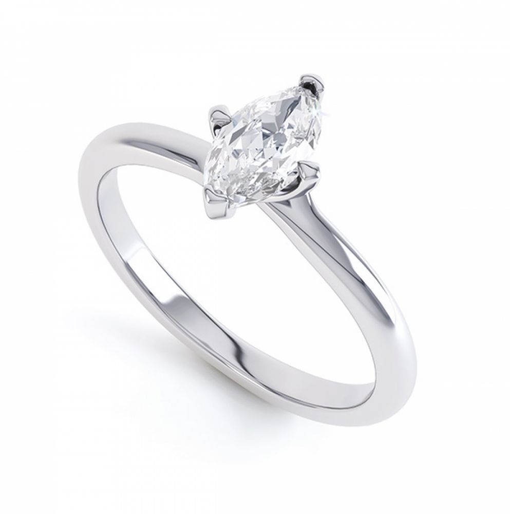 4 Claw Twist Marquise Diamond Engagement Ring 4 Claw Twist Marquise Diamond Engagement Ring