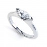 Sideways East-West Set Marquise Diamond Ring Sideways East-West Set Marquise Diamond Ring