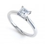 4 Prong Princess Engagement Ring Wedfit Setting 4 Prong Princess Engagement Ring Wedfit Setting