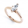 4 Claw Marquise Solitaire Engagement Ring Front View 4 Claw Marquise Solitaire Engagement Ring Front View