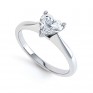 Aphrodite Heart Shaped Diamond Solitaire Engagement Ring Aphrodite Heart Shaped Diamond Solitaire Engagement Ring