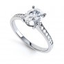 Oval Diamond Engagement Ring Diamond Shoulders Oval Diamond Engagement Ring Diamond Shoulders