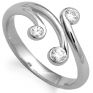 0.16cts Sweeping 3 Stone Diamond Ring 0.16cts Sweeping 3 Stone Diamond Ring