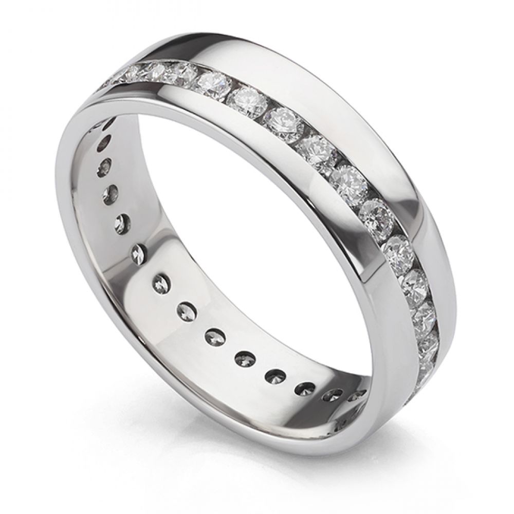 0.50cts Curved Channel Set Diamond Wedding Ring 0.50cts Curved Channel Set Diamond Wedding Ring