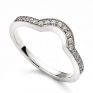 Horseshoe Shaped Diamond Wedding Ring Horseshoe Shaped Diamond Wedding Ring