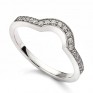 Horseshoe Shaped Diamond Wedding Ring Horseshoe Shaped Diamond Wedding Ring
