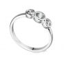 Gradated Bezel Three Stone Engagement Ring Gradated Bezel Three Stone Engagement Ring