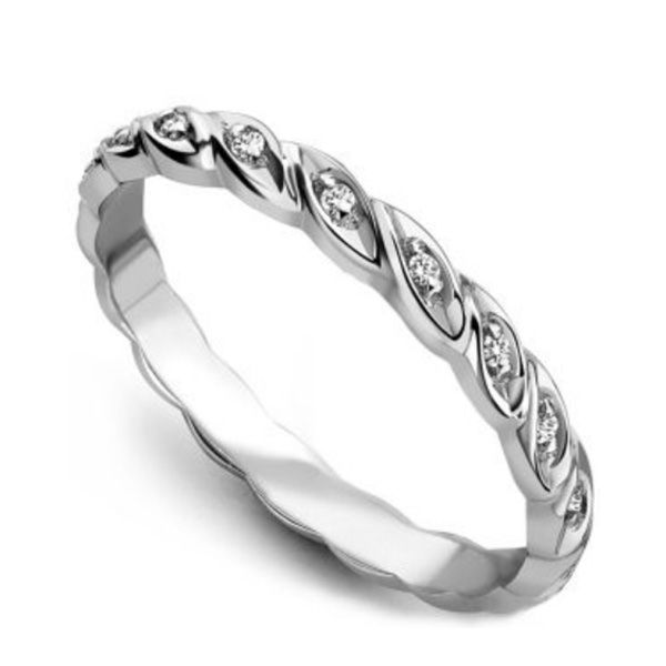 0.13 Carat Entwine Diamond Wedding Ring  Main Image